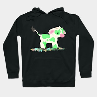 Green Moo Hoodie